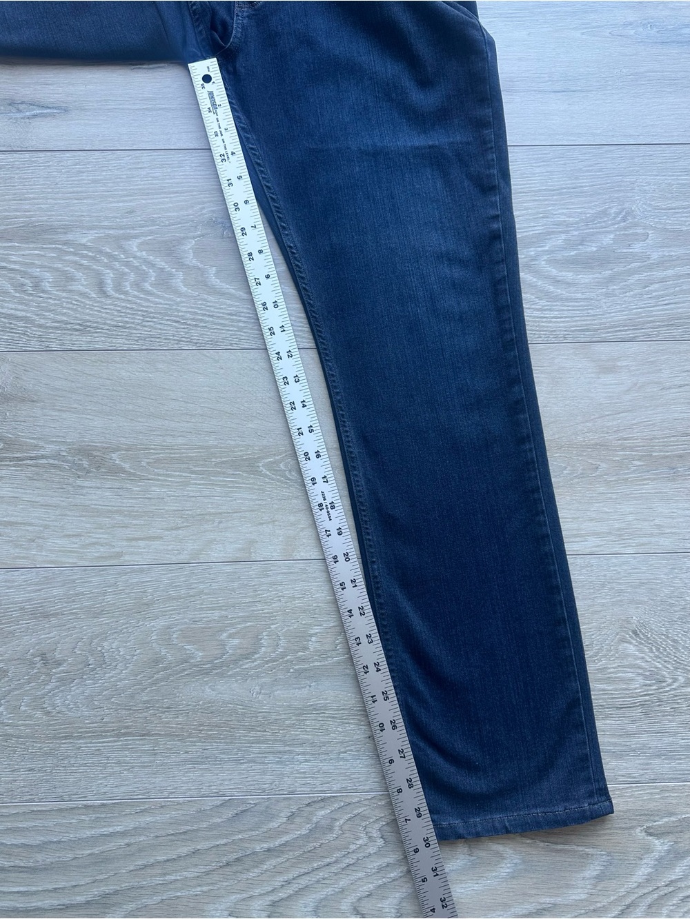 PAIGE Federal Slim Straight Jeans 33x30 Dark Wash Stretch Denim Made in USA - Picture 8 of 9